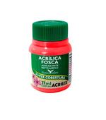 Tinta Acrílica Fosca 37ml Vermelho 555 Acrilex 03540