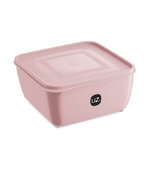 Pote de Plástico Quadrado Multiuso Rosa 5L UZ286