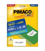 Etiq A4 250 55,8x99,0 Cx c/ 25f c/250et Pimaco