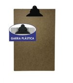 Prancheta 1/2 Oficio Eucatex peg. Plastico Carbrink 5032