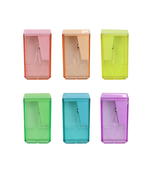 Apontador c/ Depósito Retangular 4cm Pastel Trend Leonora 73001