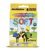 Massa de Modelar Soft c/ 6 90g Acrilex