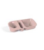 Organizador Plus Triplo (detergente/esponja/sabão) Rosa 6,7x23,8 UZ322