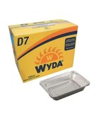 Embalagem de Alumínio D7 750ml c/ tampa Cartão Aluminizado Manual c/ 100 Retangular Wyda