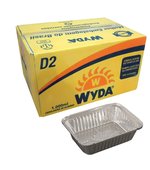 Embalagem de Alumínio D2 1.000ml c/ tampa Cartão Aluminizado Manual c/ 100 Retangular Wyda