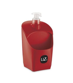 Dispenser Porta Detergente e Esponja Vermelho 18,8x11,3 UZ353