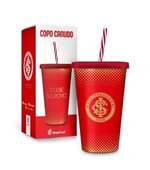 Copo c/ Canudo Série Ouro 500ml - Inter Brasfoot