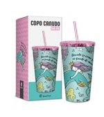 Copo c/ Canudo 550ml - Sereia Kids Brasfoot