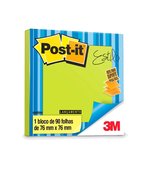 Post It 76x76 Pop-up Refil Verde Neon c/ 90f 3m 9710