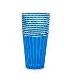 Copo Decorado 200ml Azul c/8und - Kit Festa