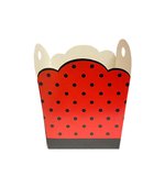 Cachepot Multiuso Decorado 9,5x11x9,5cm Joaninha c/8und - Kit Festa