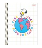 Caderno 1x1 Esp 80fls Capa Dura Snoopy Tilibra 8230