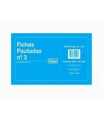 Ficha Pautada 5x8 Branca Nº3 100f 12x20 Ref 150282 Tilibra 0280