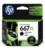 Cartucho HP 667XL Preto 8,5ML 3YM81AL