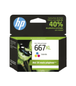 Cartucho HP 667XL 3YM80AL Colorido 8,0ML Original