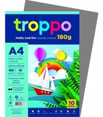 Papel Cartão Criativo Color Set Prata 180gr A4 10fls