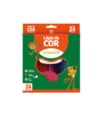 Lápis de Cor c/ 24 Cores Leonora 4449