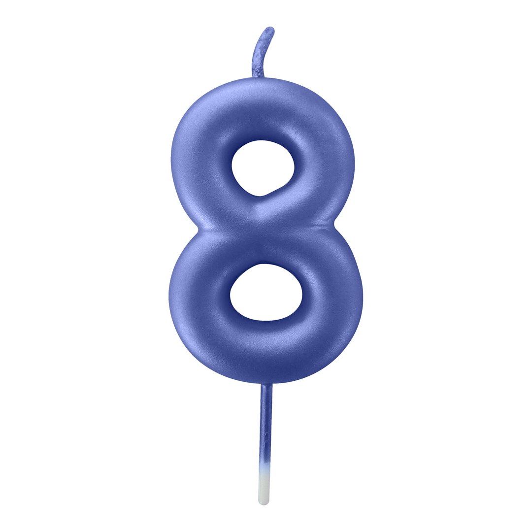 8 azul