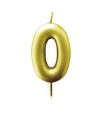 Vela Metalizada 6cm N0 Ouro 4541 Make+