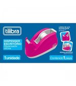 Dispenser Suporte Para Fita Neon Rosa Tilibra 4705