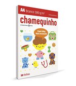 Papel A4 210x297 Desenho 180g Branco c/ 50fls Chamequinho