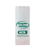 Saco Monolucido Branco 1kg 26x10