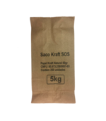 Saco Kraft Natural SOS 5kg 35x18