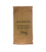 Saco Kraft Natural SOS 15kg 40x21