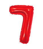 Balão Metalizado N7 40cm Vermelho 8109 Make+