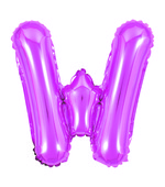 Balão Metalizado Letra W 40cm Pink 8136 Make+