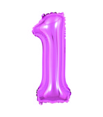 Balão Metalizado N1 40cm Pink 8141 Make+