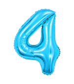 Balão Metalizado N4 40cm Azul 8182 Make+