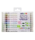 Marcador Artistico 10 Cores Dual Brush Leonora 6142