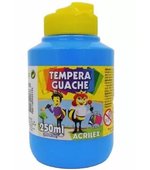 Tinta Tempera Guache 250ml Azul Celeste Acrilex 503