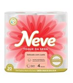 Papel Higienico Neve Neutro 20mts c/ 4 F.dupla