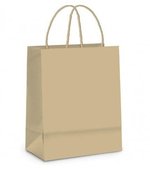 Sacola Papel Kraft M 26x19,5x9,5 Cromus 0385