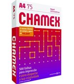 Papel A4 75g Branco c/ 500 Chamex