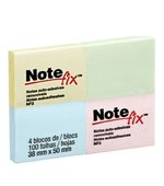 Post It 38x50 c/ 4 Cores 100f Notefix 3m 9636