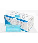 Máscara Facial Descartável Azul 3 Camadas 50un Master