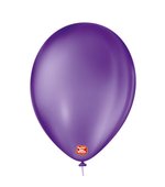 Balão Liso N.9 c/ 50 Roxo Uva São Roque