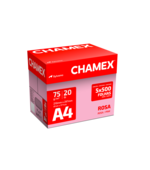Papel A4 75g Rosa cx c/ 2500 Chamex