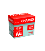 Papel A4 75g Verde cx c/ 2500 Chamex