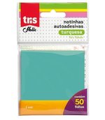 Post It 76x76 Turquesa 50fls Tris 7059