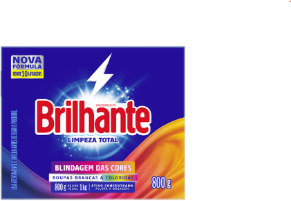 Brilhante em cx 800 gr