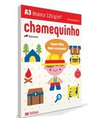Papel A3 297x420 Desenho 120g Cx c/ 20 Pct 50fls Chamequinho
