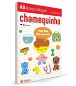 Papel A3 297x420 Desenho 180g Cx c/ 20 Pct 50fls Chamequinho