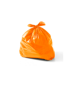 Saco p/ lixo 40lt A1 Laranja Resistente c/ 100