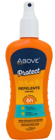 Repelente spray above