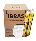 Copo 180 Ml Cx c/ 2500 Ibrasde Branco