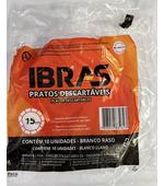 Prato Descart N.15 Branco c/ 10 Ibrasde